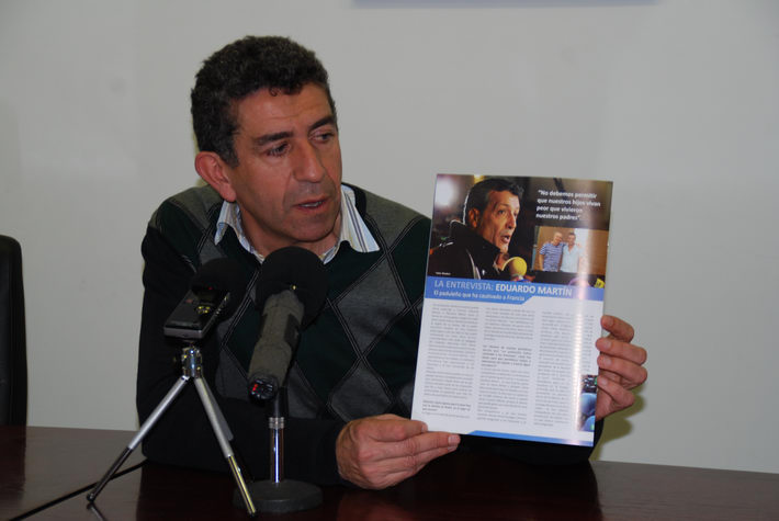 El Ayuntamiento distinguirá con el Mamut de Oro al mediático sindicalista francés de origen paduleño, Édouard Martín