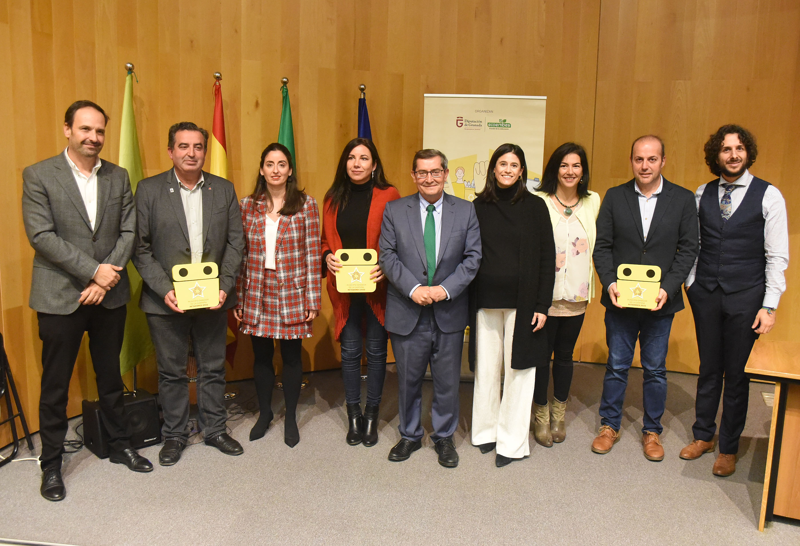 Diputación y Ecoembes premian a los 3 municipios más recicladores de envases de la provincia