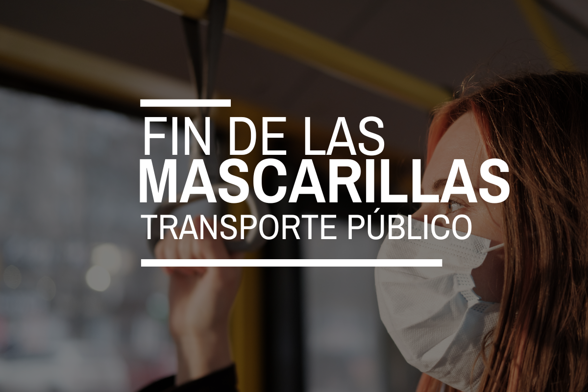 A partir de maana no son obligatorias las mascarillas en el transporte pblico