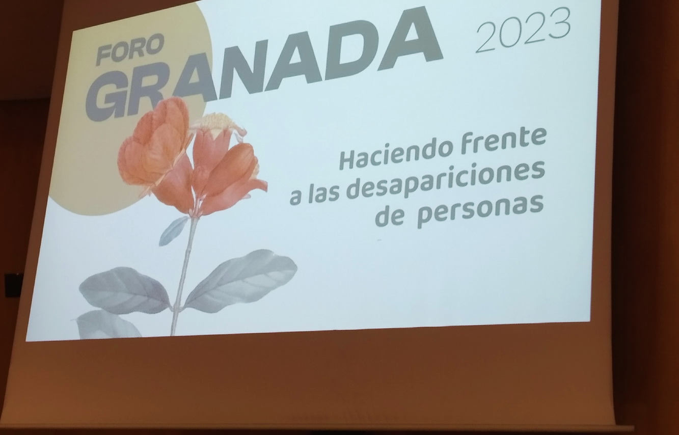 Miembros del voluntariado de Protección Civil de Almuñécar participan en el Foro Granada 2023 “Haciendo frente a las desapariciones de personas”