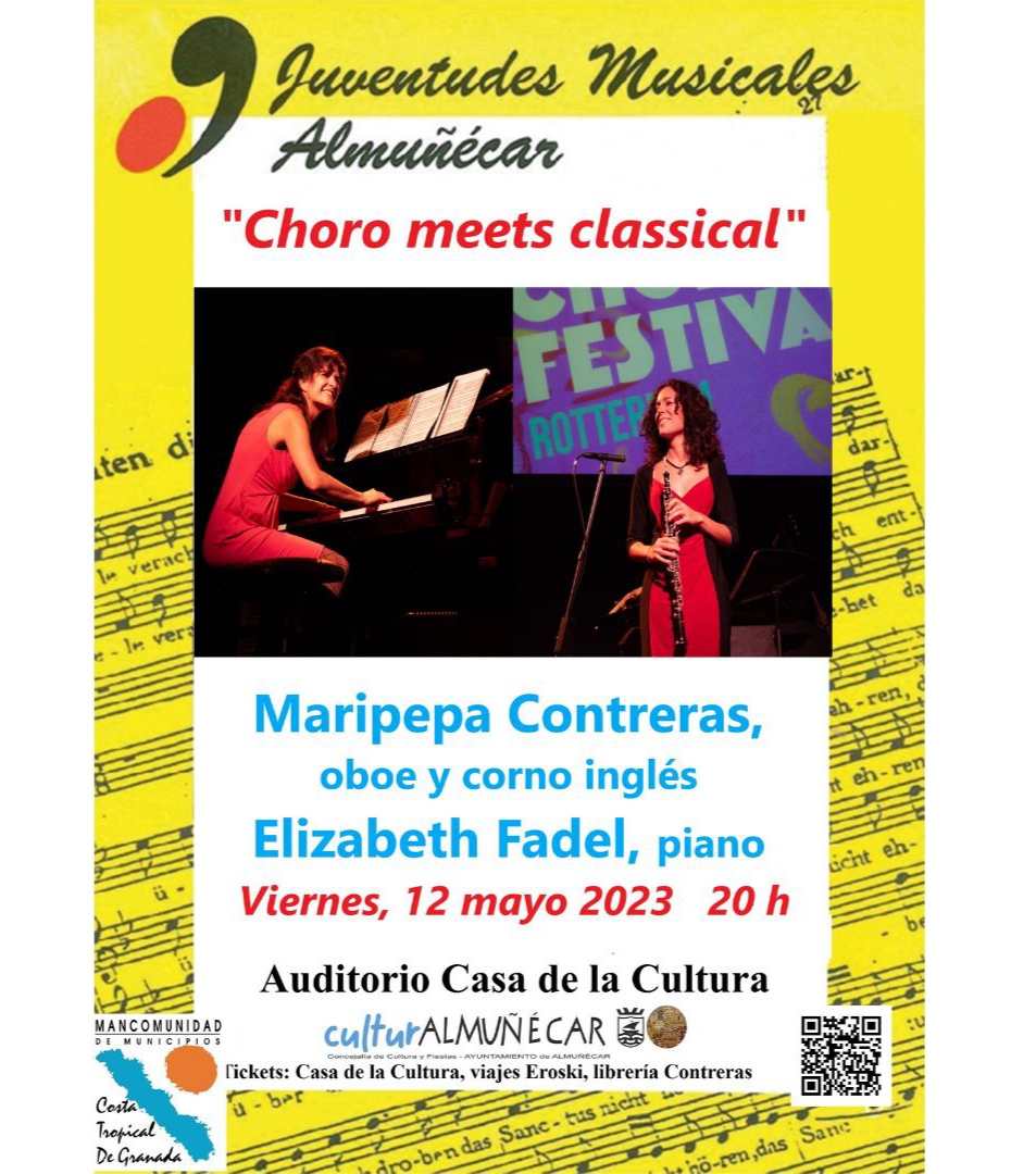 La Casa de la Cultura acoge hoy viernes un concierto de piano y oboe a cargo de Elizabeth Fadel y Maripepa Contreras