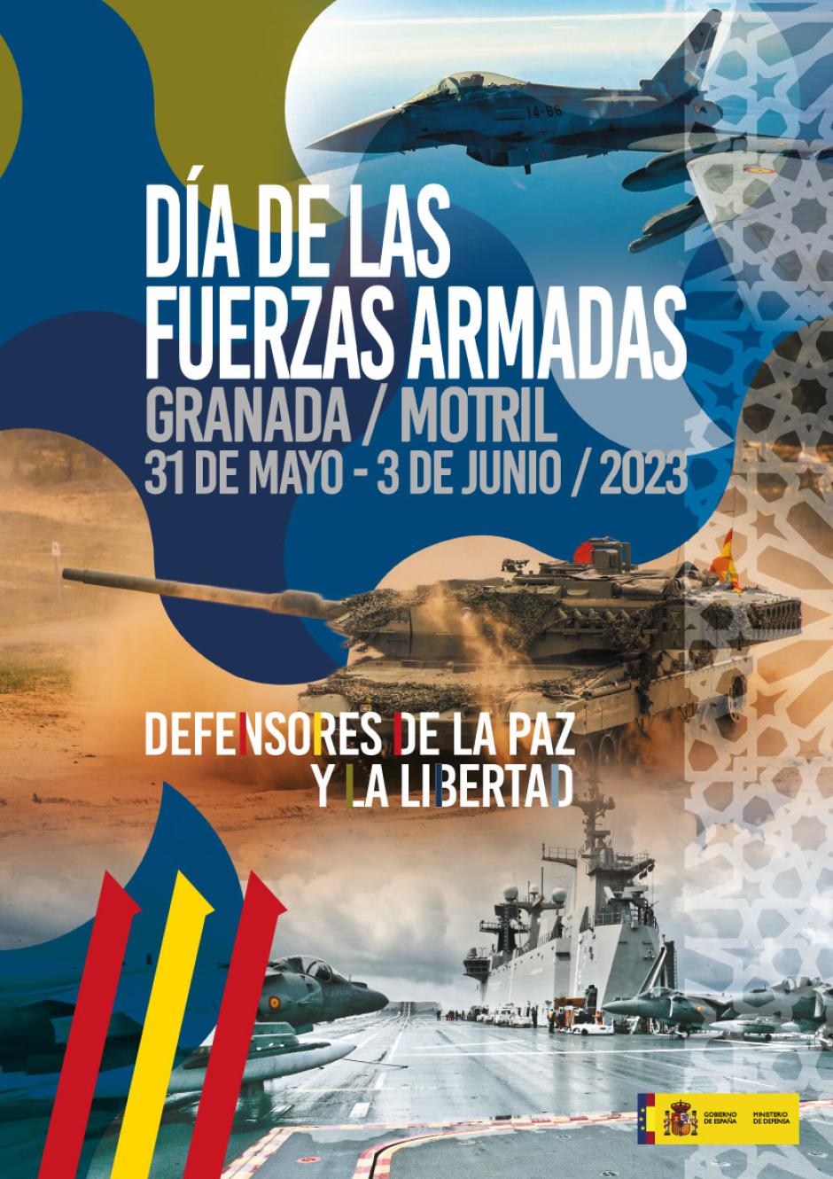 Motril y Granada recibirán a SSMM los Reyes de España para presidir los acto conmemorativos del Día de las Fuerzas Armadas