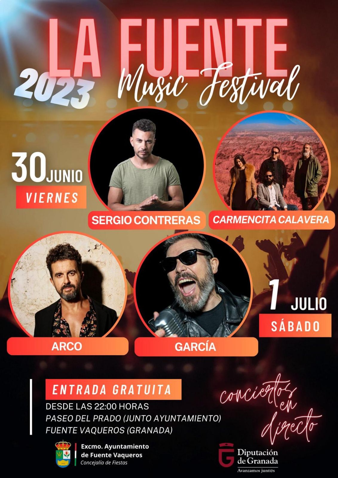 El 125 aniversario del nacimiento de Lorca centra el ‘I La Fuente Music Festival’ en Fuente Vaqueros