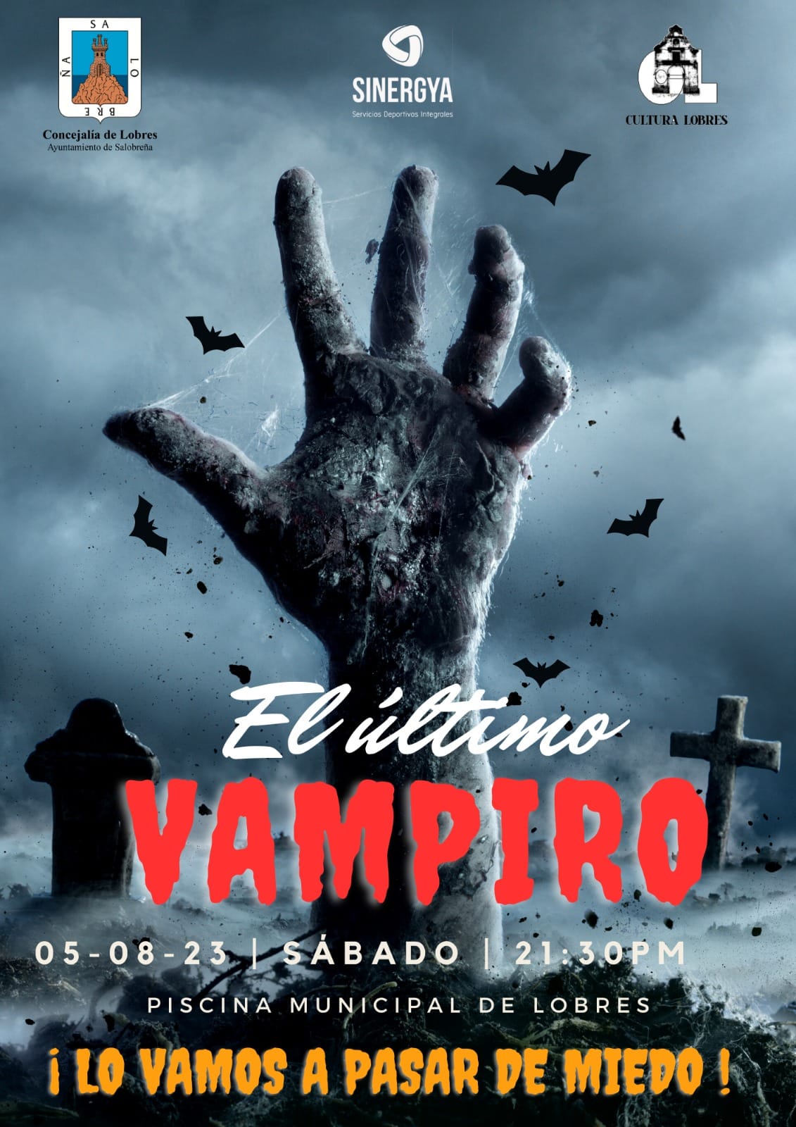 Los lobreños disfrutarán de una fiesta terrorífica en torno a 'El último vampiro' el próximo 5 de agosto en la piscina municipal