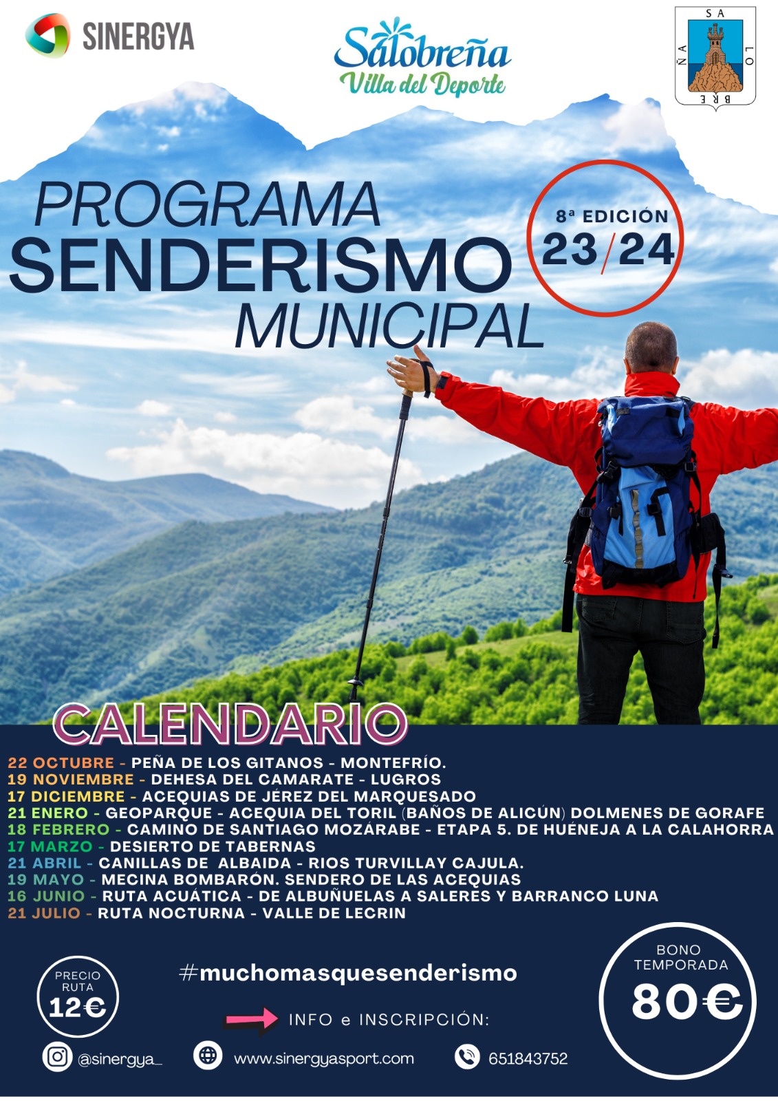 Salobreña abre el plazo de inscripción del VIII Programa Municipal de Senderismo