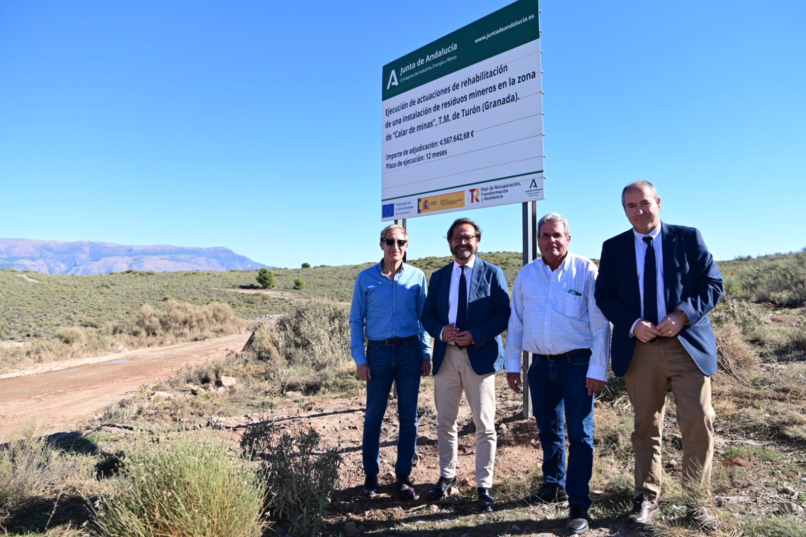 La Junta invierte más de 4,5 millones en rehabilitar el depósito de residuos mineros en Turón