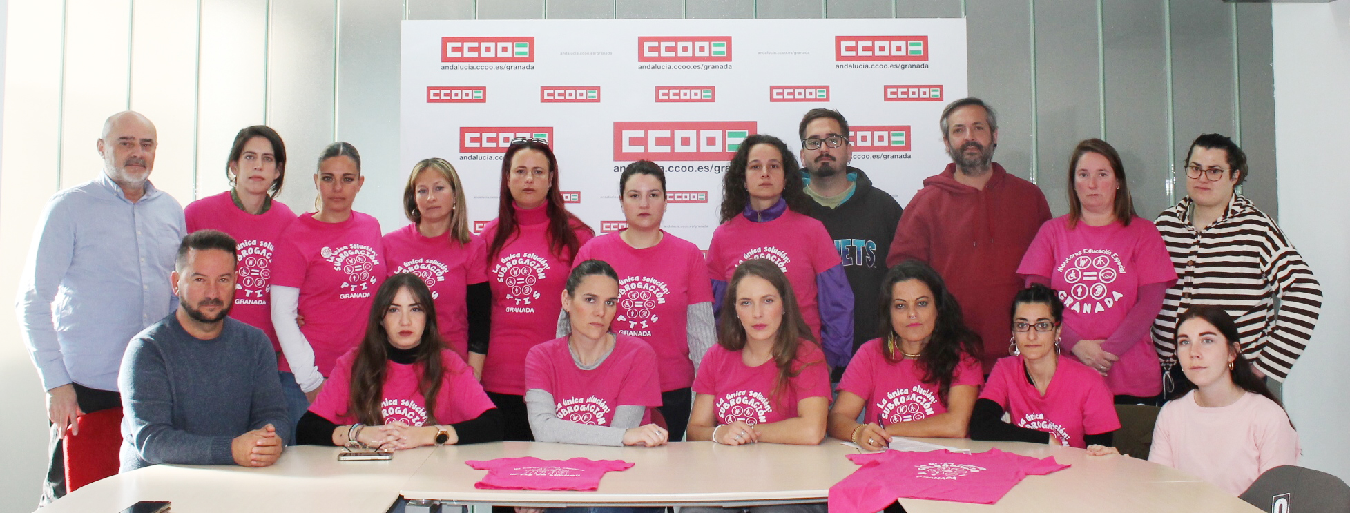 CC.OO. destaca el seguimiento masivo de la jornada de huelga del Personal Técnico de Integración Social y los Intérpretes de Lengua de Signos de Granada