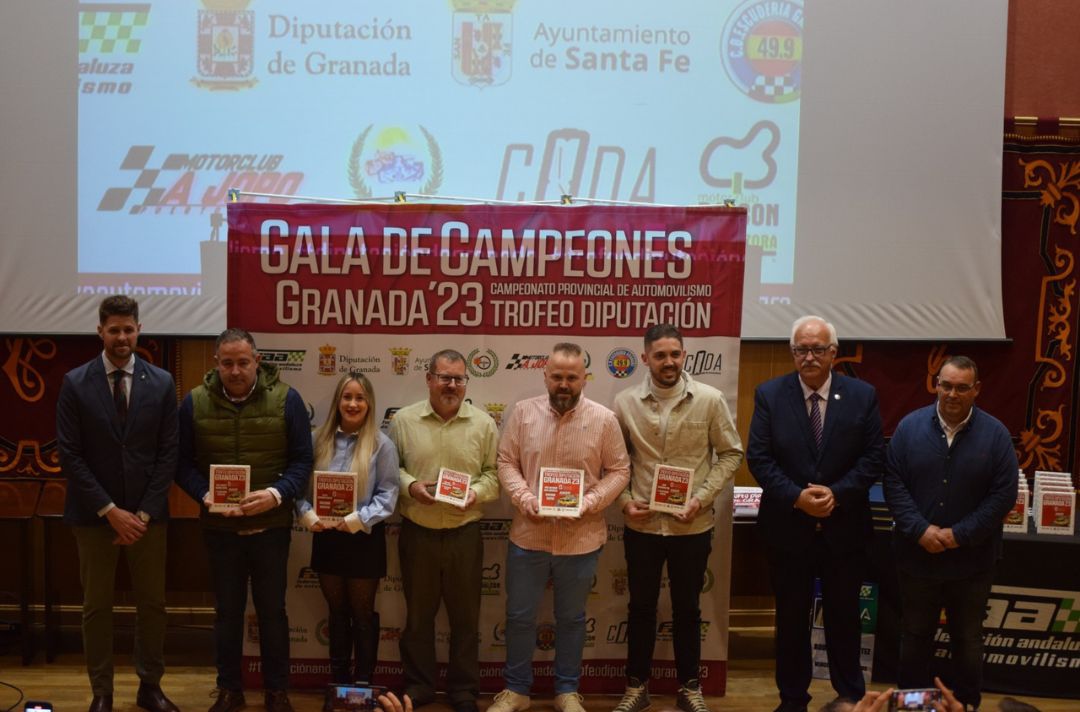 Santa Fe celebra una multitudinaria Gala de Campeones de Automovilismo 'Trofeo Diputacin de Granada 2023'