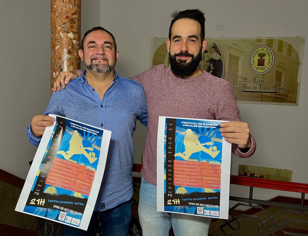 Motril vivirá la segunda edición del Festival Calderón Rock desde el 22 de marzo hasta el 22 de junio
