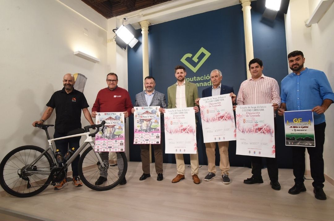 Arranca este domingo el Circuito de Larga Distancia de Ciclismo de Carretera, organizado por la Diputación, con sede en Loja, Cenes de la Vega y Lanjarón