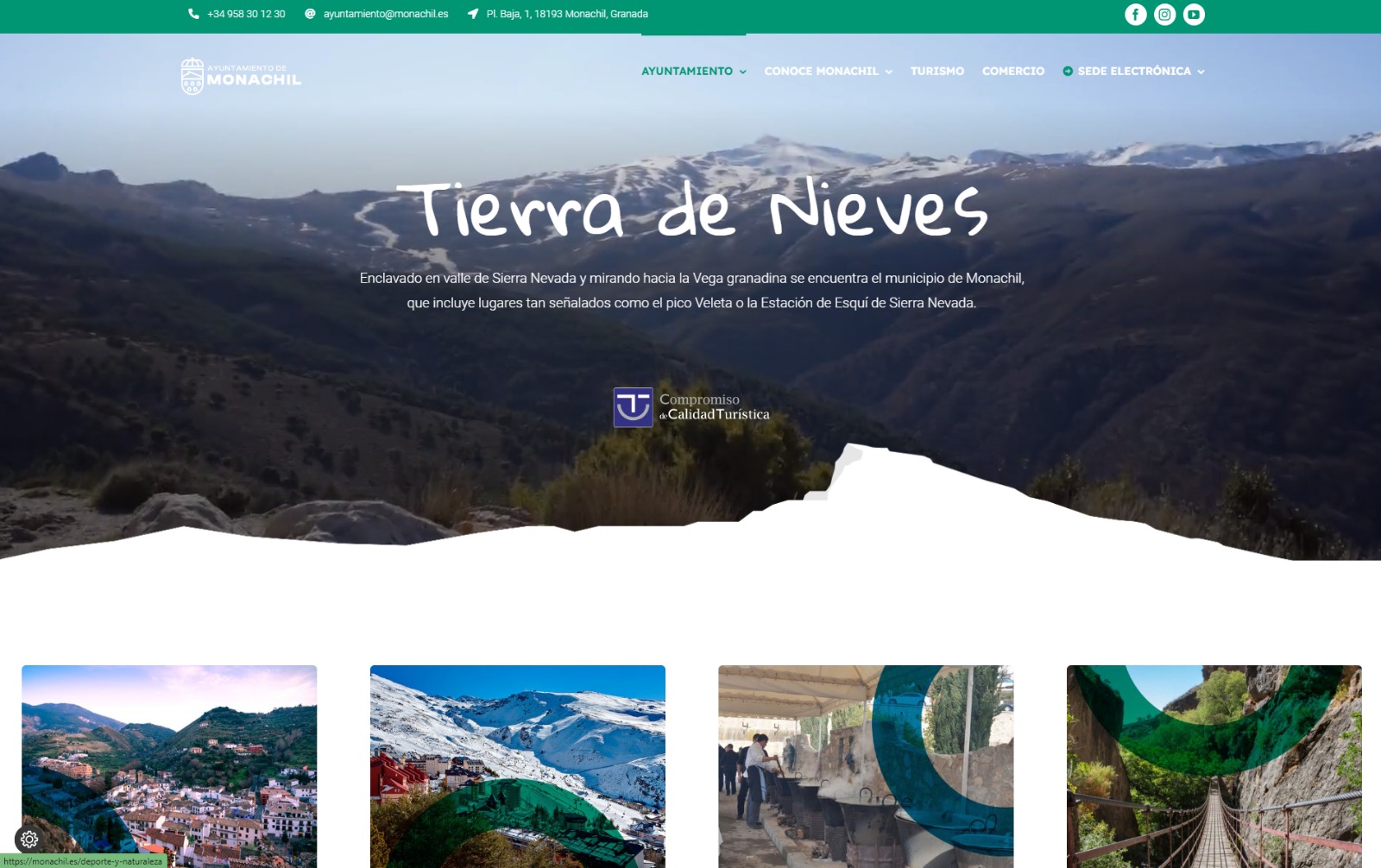 Monachil estrena su nueva web, ms transparente, dinmica y participativa