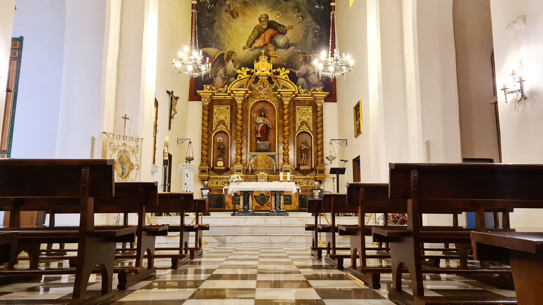 La Parroquia de Salobreña busca recaudar fondos para restaurar el retablo de la Iglesia del Rosario