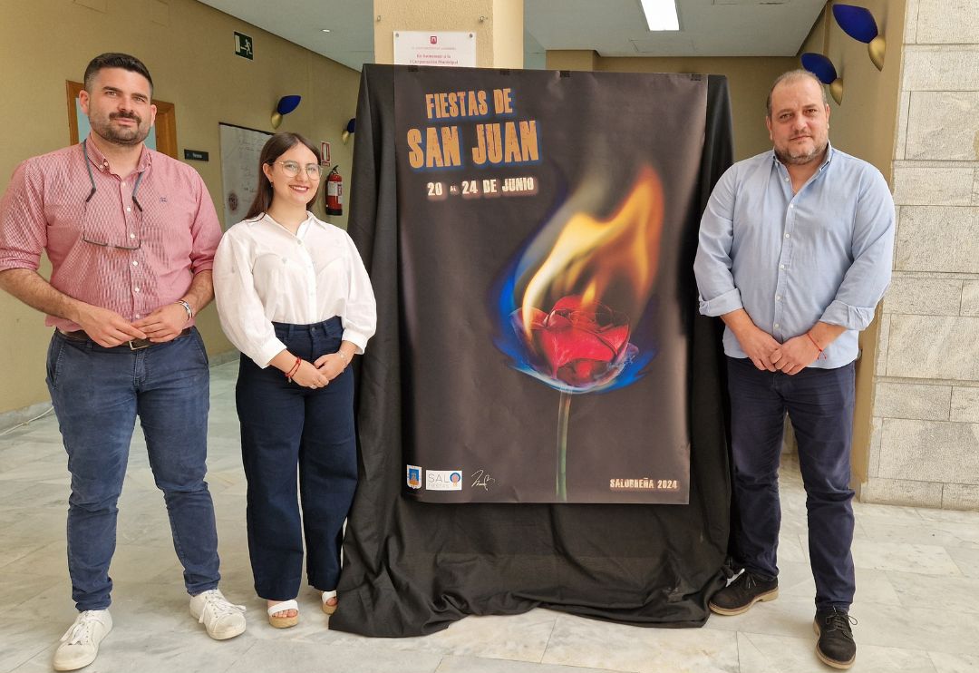 La creadora salobreñera Marina Blanco diseña el cartel que anunciará las fiestas de San Juan del 20 al 24 de junio