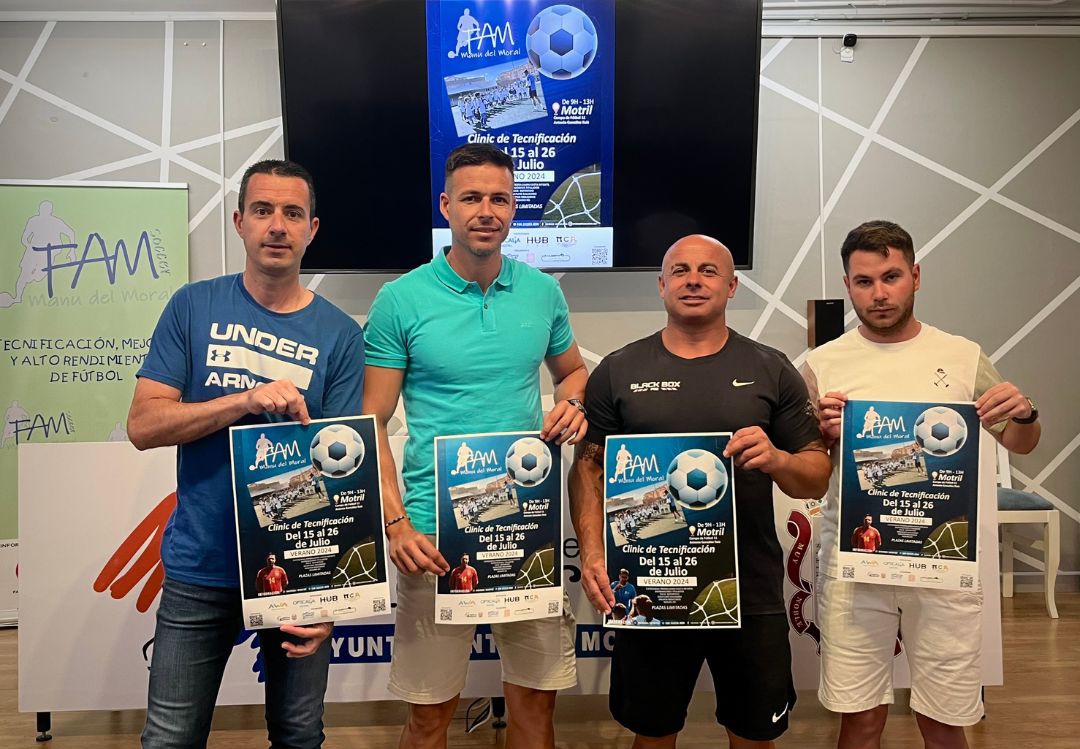 Se abre el plazo de inscripción para la segunda edición del Clinic de Tecnificación FAM Soccer de Manu del Moral en Motril