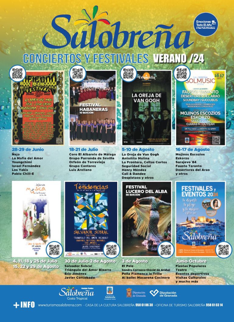 Salobrea promociona su agenda cultural veraniega en la Costa Tropical granadina, Mlaga y Almera 