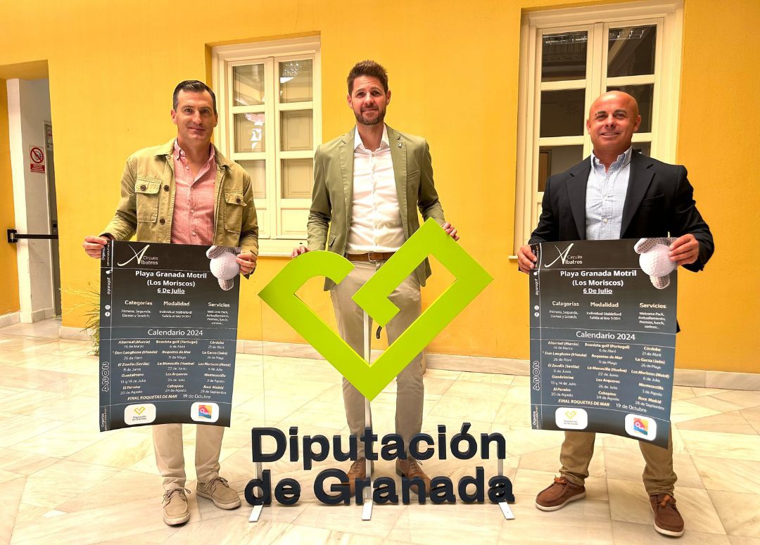 Diputación participa por primera vez en el Circuito de Golf Albatros que acogerá Motril el 6 de julio