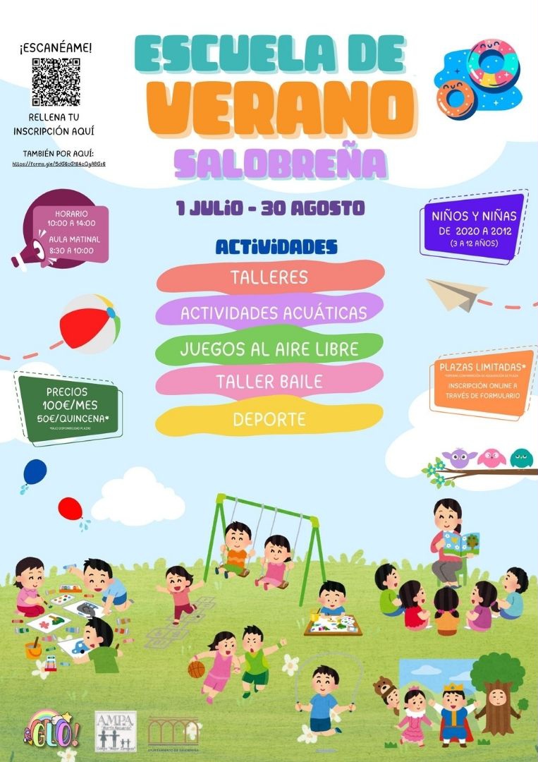 130 nios inician hoy las escuelas de verano de Salobrea y Lobres