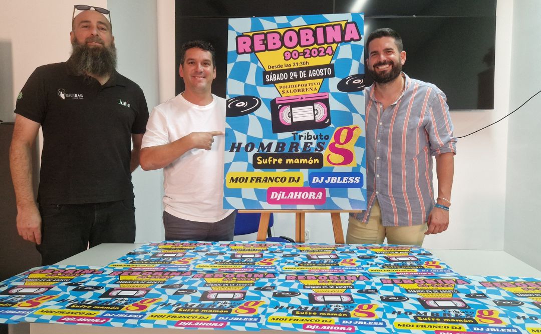 El Festival REBOBINA 90-2024 cerrar el verano en Salobrea 