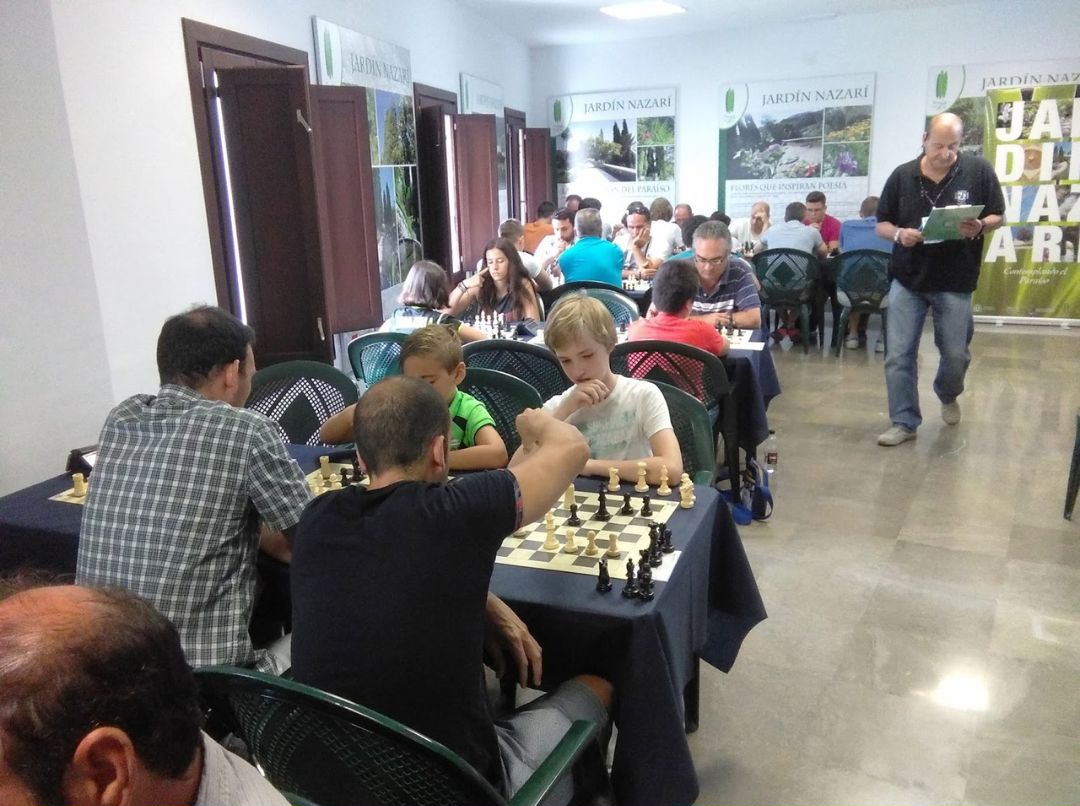 Este domingo tendrá lugar el X Torneo de Ajedrez Jardín Nazarí de Vélez de Benaudalla