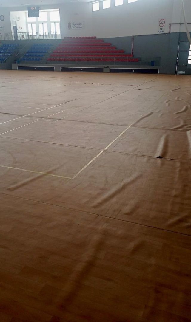 Comienzan los trabajos de mejora del pabellón cubierto de la Ciudad Deportiva de Granada