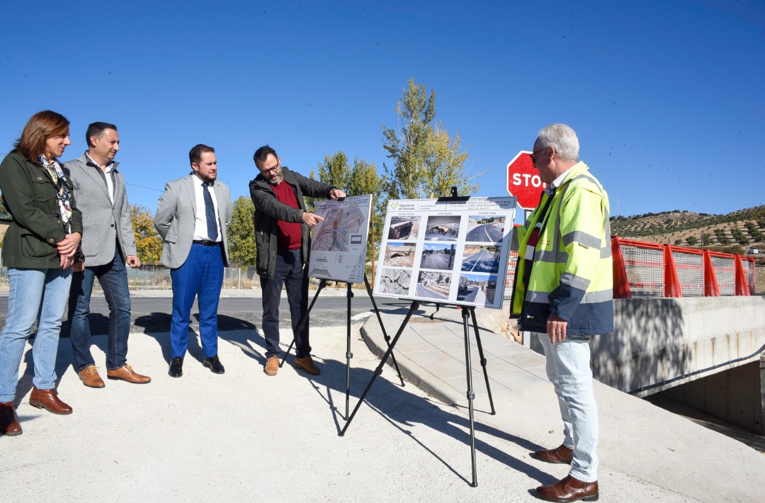 Recepcionadas las obras de mejora en la carretera GR-3100 en Domingo Pérez