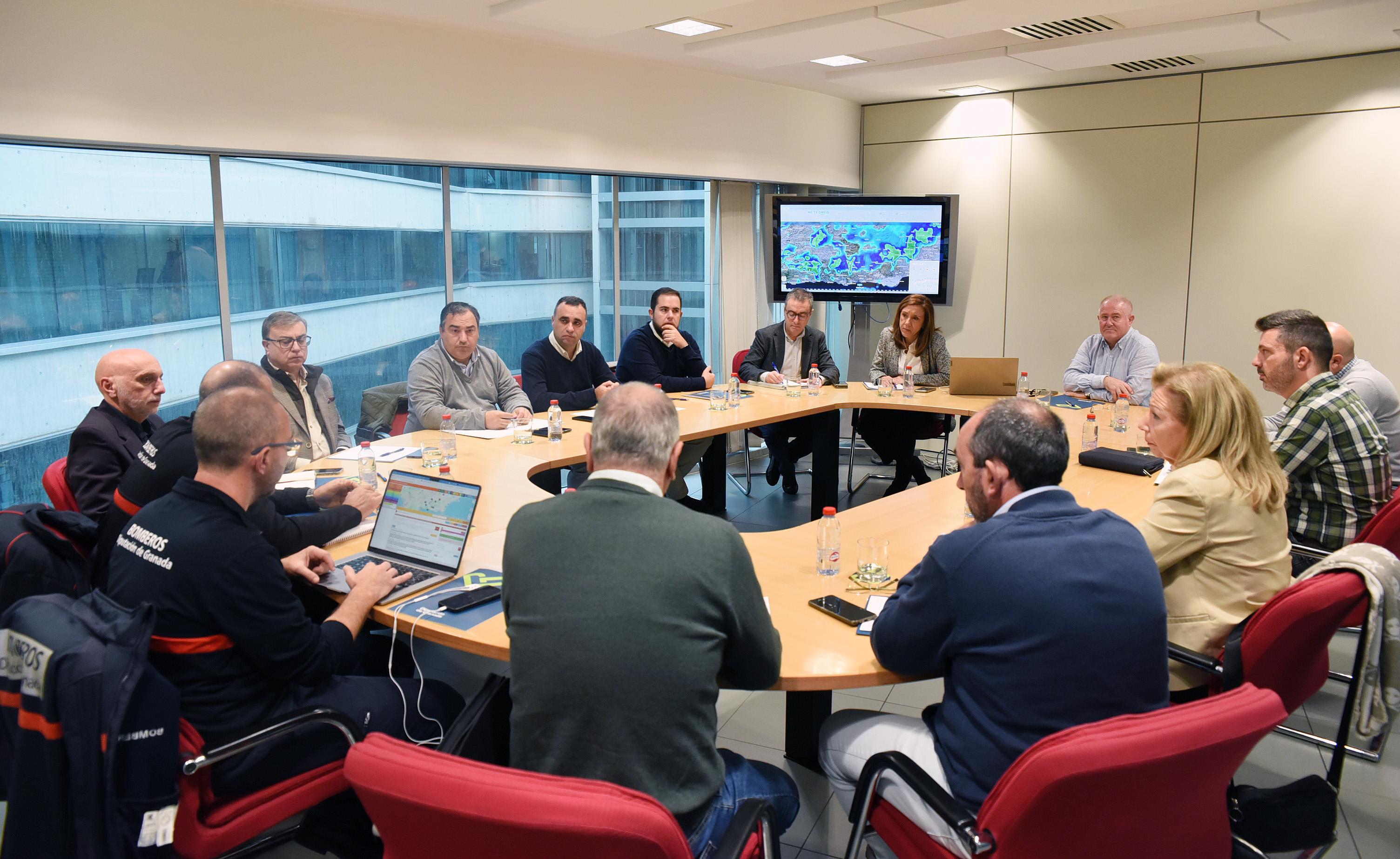 Diputacin hace seguimiento del paso de la Dana por la provincia y del funcionamiento del Plan de Emergencias