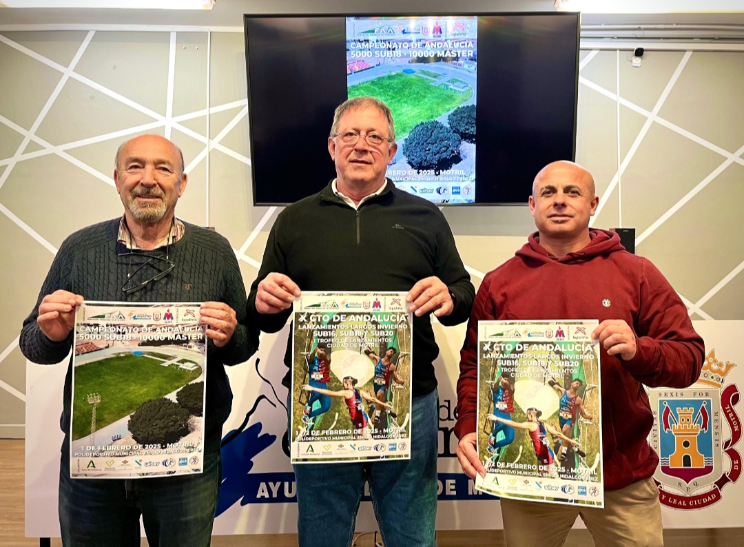 Motril será centro del atletismo andaluz del 1 al 2 de febrero