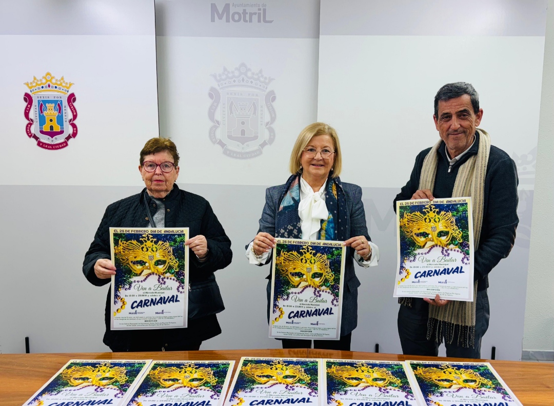 Motril fusiona la actividad Ven a Bailar con la celebracin del carnaval y el Da de Andaluca el prximo 28 de febrero
