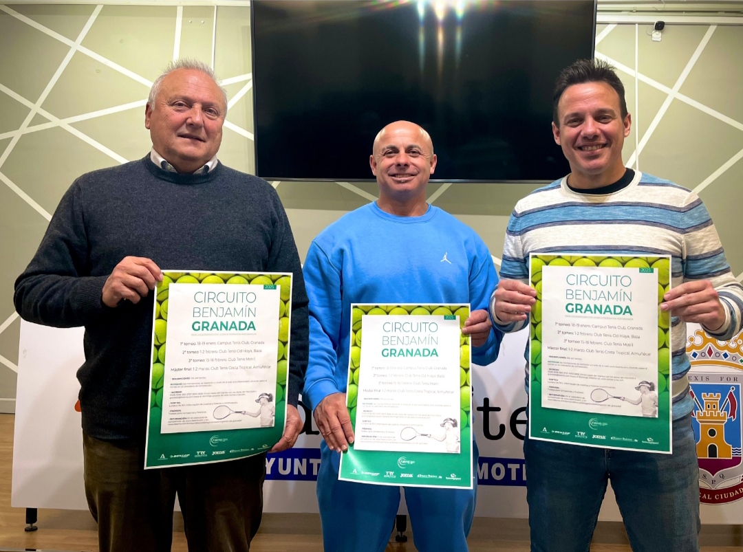 La tercera etapa del Circuito Benjamín de Granada de Tenis se celebrará en Motril del 15 al 16 de febrero