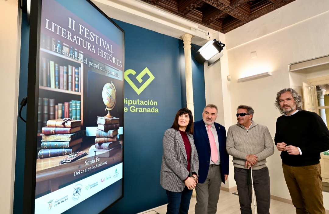 El II Festival de Literatura Histórica de Santa Fe tendrá lugar del 21 al 27 de abril, desde lo tradicional a nuevas fórmulas digitales y medios alternativos para contar historias