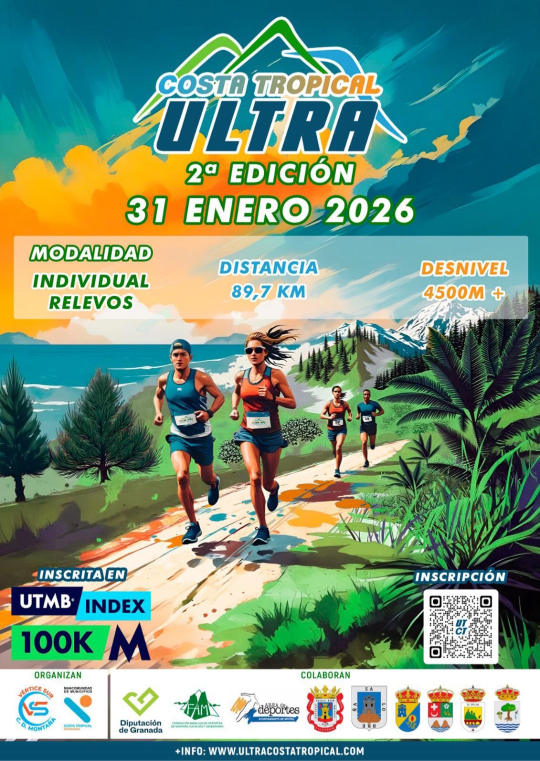Naturaleza, deporte y promoci�n del territorio en la II Ultra Costa Tropical organizada por Mancomunidad y Club Deportivo de Monta�a V�rtice Sur  