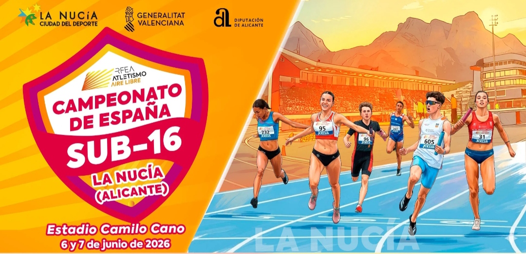 El Atletismo Delsur llega a La Nucía como el tercer club de España con más atletas clasificados en el Nacional Sub16 