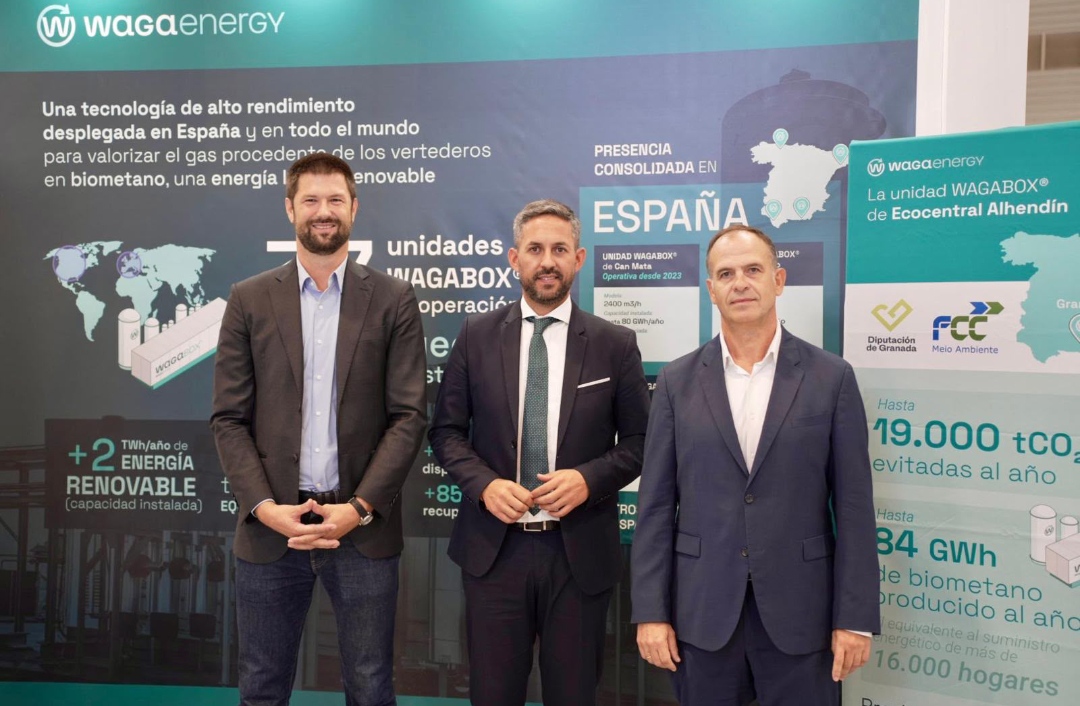 Diputación, FCC Medio Ambiente y Waga Energy promueven un proyecto de producción de biometano en la Ecocentral Granada