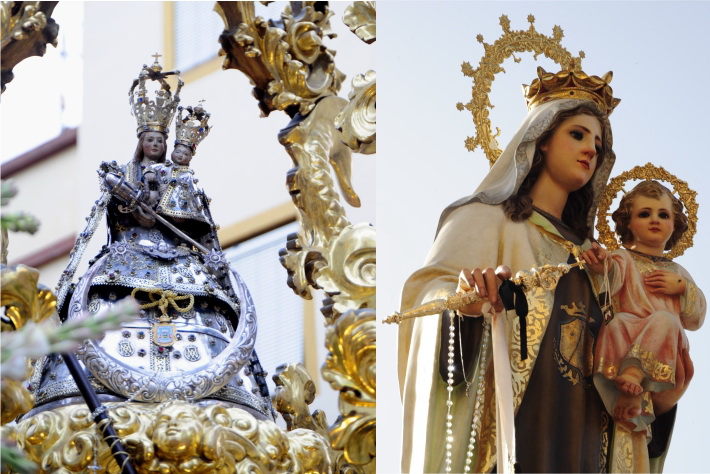 Ntra. Sra. de la Antigua peregrinará hasta la Capilla de la Virgen del Carmen del Barrio de los Marinos.