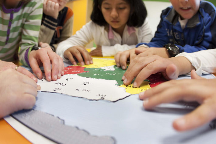 436 de estudiantes ciegos granadinos empiezan el nuevo curso en educaci�n integrada
