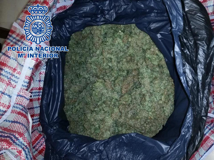 La Policía Nacional detiene a tres personas por posesión de 4000 gramos de “Marihuana”