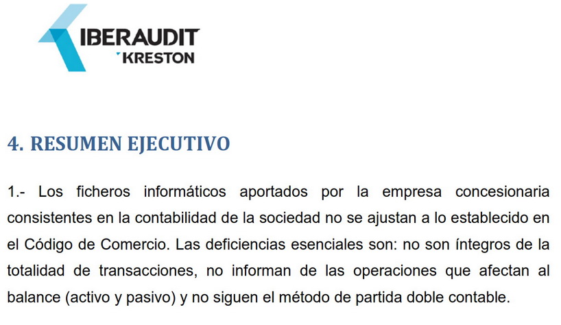 Una auditor�a externa cuestiona la decisi�n del anterior gobierno de Mancomunidad, de  prorrogar el contrato con Aguas y Servicios hasta 2045.