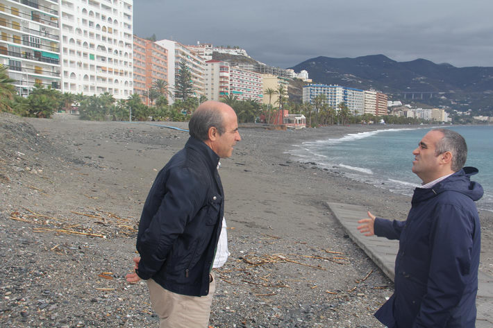 Almu��car necesita una inversi�n  de unos 600.000 euros para subsanar los da�os provocados por el temporal y realizar los trabajos necesarios de protecci�n.