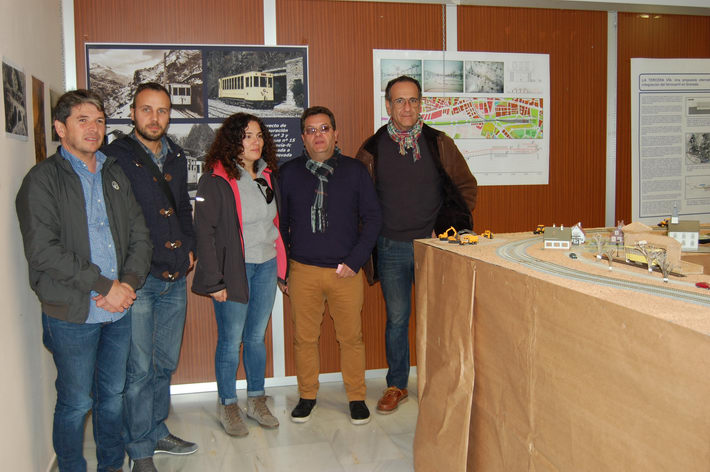 Cenes de la Vega acoge una exposicin sobre el Tranva de Sierra Nevada 