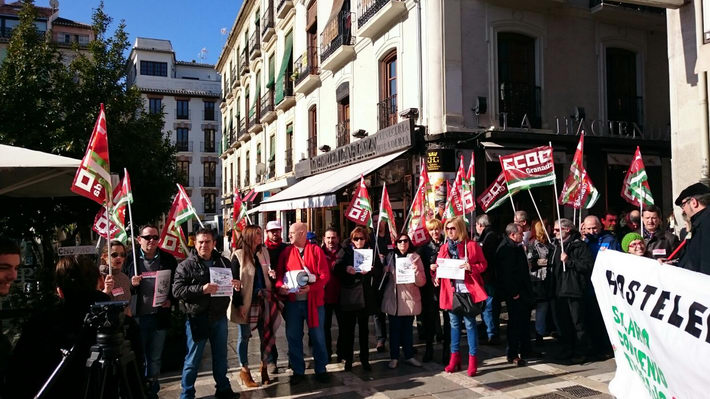 CCOO se moviliza para reclamar a la patronal que firme un convenio de hosteler�a digno