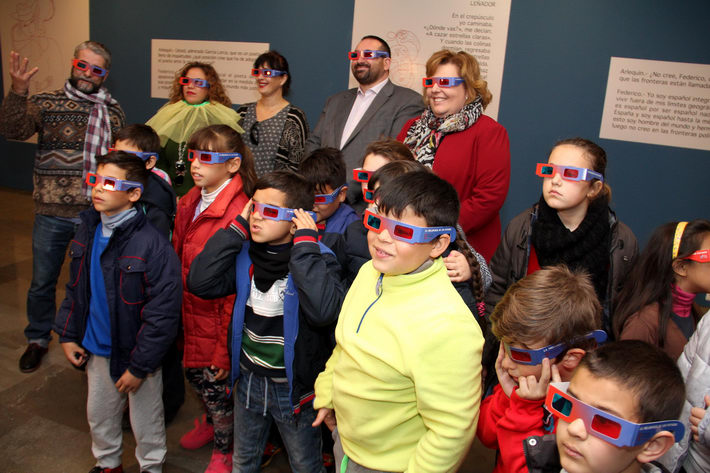 Un centenar de escolares abren el programa de visitas a la Museo-Casa Natal de Lorca Federico en tu ruta
