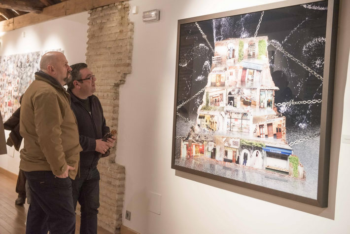Rosa Muoz expone sus fotografas Paisajes Intervenidos en la Casa Garca de Viedma