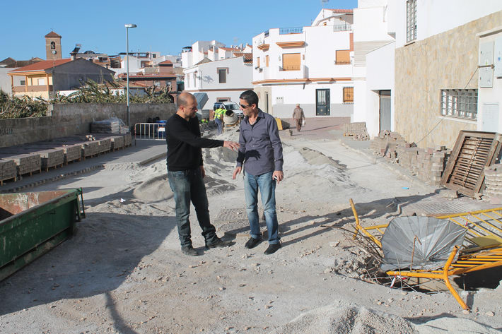 Comienzan las obras de reparacin de daos ocasionados por las fuertes lluvias en el municipio.