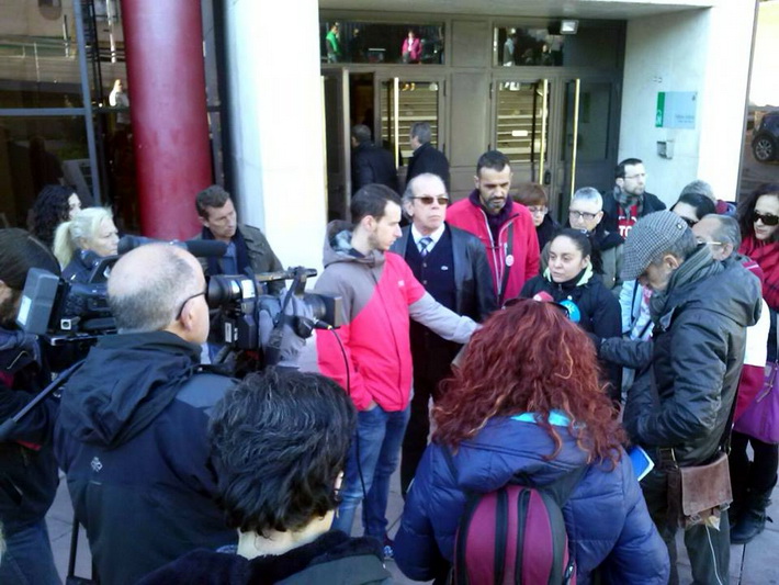 Celebrado el juicio a una activista de Stop Desahucios por usurpacin