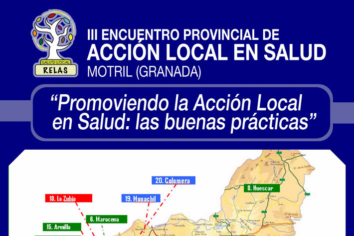 Motril acoge este miércoles el Tercer Encuentro Provincial de Municipios que desarrolla la Red Local de Acciones en Salud, RELAS