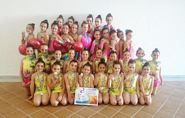 La Escuela de Gimnasia Rítmica de Almuñécar consiguió un importante éxito en la final del Circuito Provincial