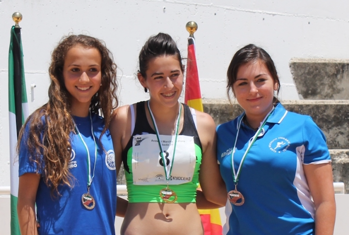 Campeonato de Andaluca de Marcha en Pista Juvenil-Veteranos. beda (Jan) 5 de Junio de 2016.