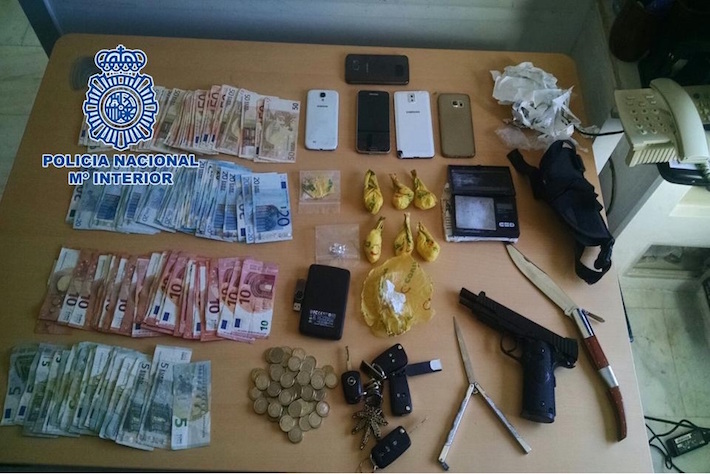 La Policía Nacional desarticula una banda con la detención de diez personas por tráfico de drogas