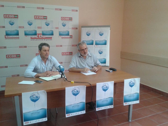 PRESENTAN EN MOTRIL UNA JORNADA SOBRE EL MODELO DE GESTION DEL AGUA CON LA PARTICIPACI�N DE CCOO