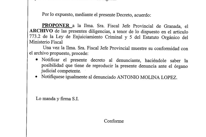 La Fiscalía Provincial archiva la denuncia contra el alcalde de La Zubia por la selección de personal de la piscina